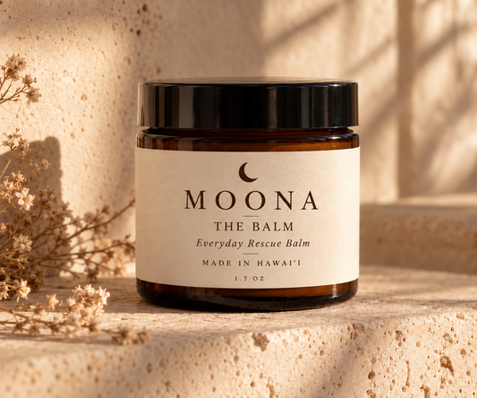 MOONA The Balm, Everyday Rescue Balm, Made in Hawaiʻi, net wt 1.7 oz